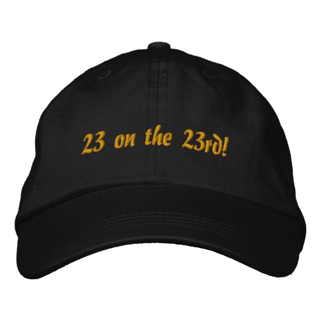 (multiple products selected) embroidered hat (Front)