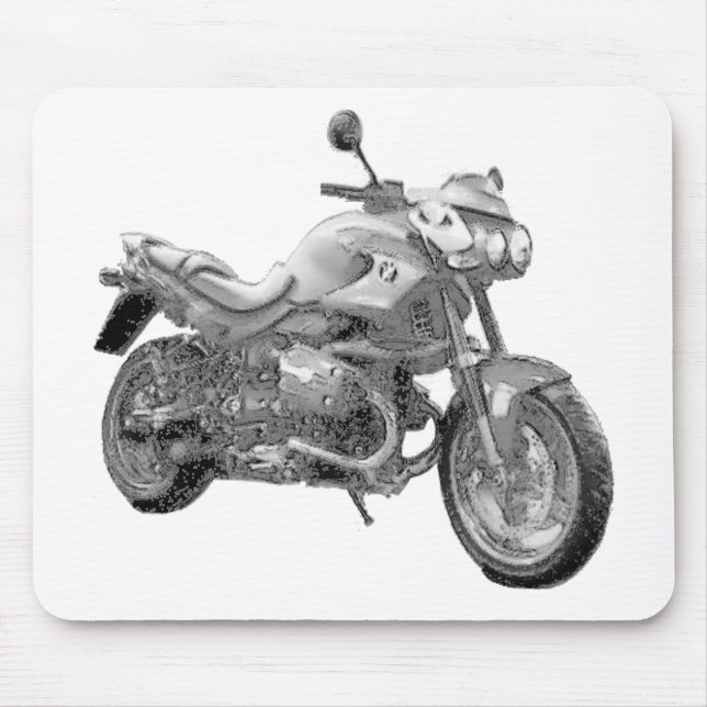 (Multiple products selected) Motorcycle Mouse Mat (Front)