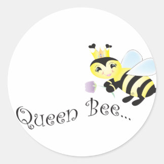 (multiple products selected )Queen Bee Classic Round Sticker