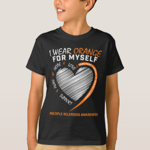 Multiple Sclerosis Apparel Women Men Ms Awareness T-Shirt
