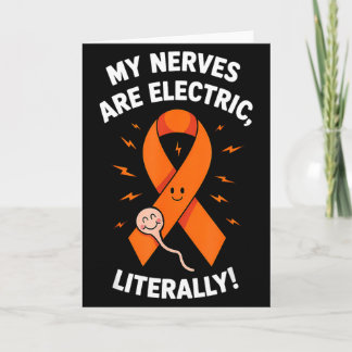 Multiple Sclerosis Awareness 2025 -orange Ribbon_  Card