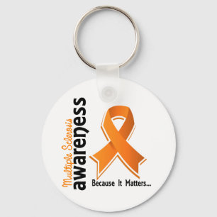 Multiple Sclerosis Awareness 5 Key Ring
