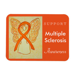 Multiple Sclerosis Awareness Angel Custom Magnet