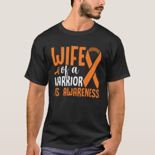 Multiple Sclerosis Awareness Aunt Of A Warrior MS T-Shirt