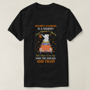 Multiple Sclerosis Awareness Is A Journey T-Shirt