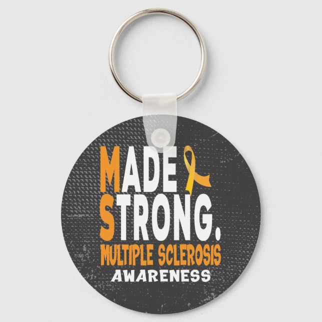 Multiple Sclerosis Awareness Key Ring (Front)