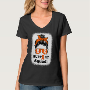 Multiple Sclerosis Awareness Messy Bun Support Ms T-Shirt