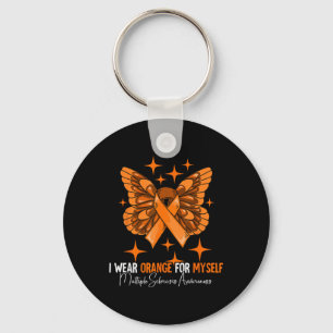Multiple Sclerosis Awareness Month Ms Gifts Orange Key Ring
