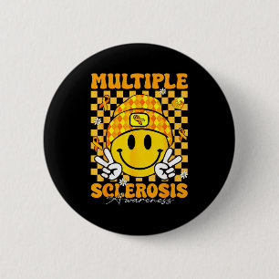 Multiple sclerosis awareness ms awareness support 6 cm round badge