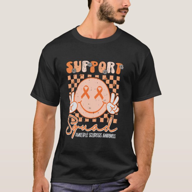 Multiple Sclerosis Awareness MS Awareness Support  T-Shirt (Front)