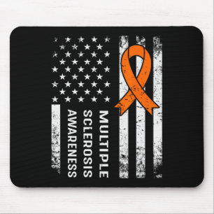 Multiple Sclerosis Awareness Orange Ribbon 2 Mouse Mat