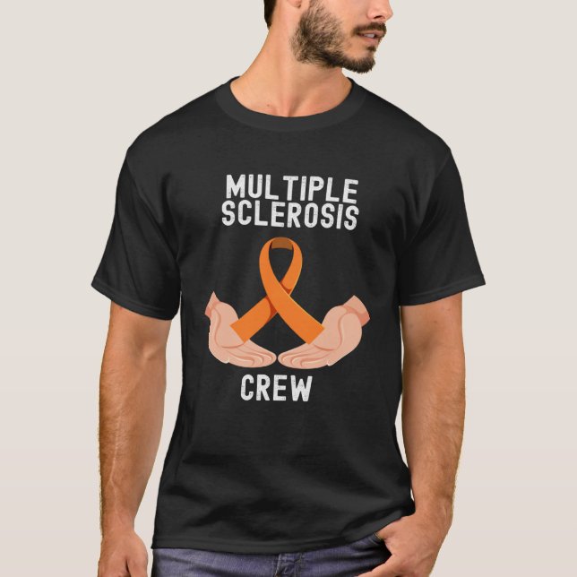 Multiple Sclerosis Awareness  Quotes Cute Family T-Shirt (Front)