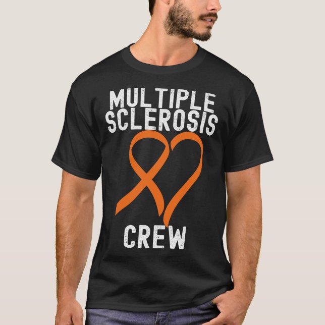 Multiple Sclerosis Awareness  Retro Quotes Family T-Shirt (Front)