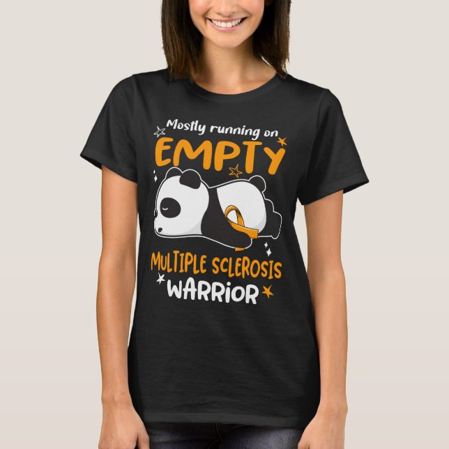 Multiple Sclerosis Awareness Ribbon Support Gifts T-Shirt (Front)