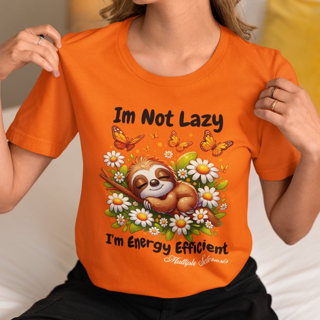 Multiple Sclerosis Awareness Sloth MS Warrior T-Shirt (Creator Uploaded)