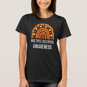 Multiple Sclerosis Awareness Sunflower Rainbow Ms T-Shirt