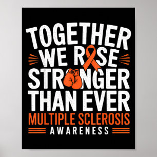 Multiple Sclerosis Awareness Together We Rise Oran Poster