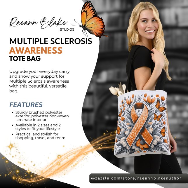 Multiple Sclerosis Awareness Tote Bag (Creator Uploaded)