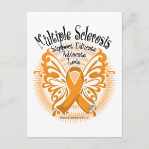 Multiple Sclerosis Butterfly 3 Postcard
