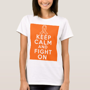 Multiple Sclerosis Keep Calm and Fight On T-Shirt
