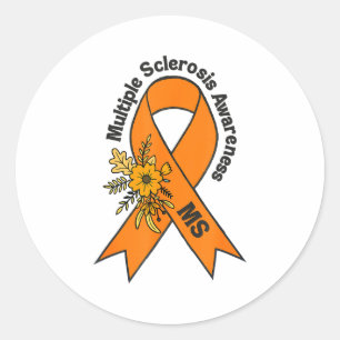 Multiple Sclerosis Ms Awareness Multiple Sclerosis Classic Round Sticker