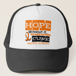 Multiple Sclerosis MS HOPE 2 Trucker Hat