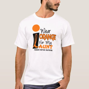 Multiple Sclerosis MS I Wear Orange For My Aunt 9 T-Shirt