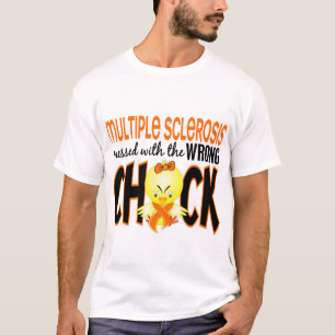 Multiple Sclerosis MS Messed With The Wrong Chick T-Shirt