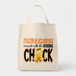 Multiple Sclerosis MS Messed With The Wrong Chick Tote Bag