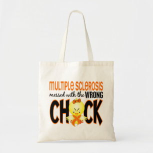 Multiple Sclerosis MS Messed With The Wrong Chick Tote Bag