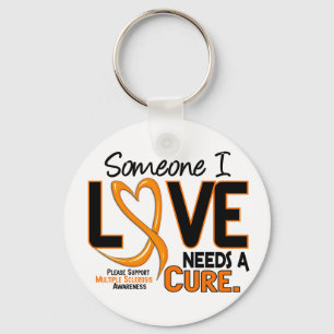 Multiple Sclerosis NEEDS A CURE 2 Key Ring