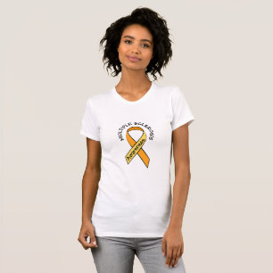 Multiple Sclerosis Orange Awareness Ribbon Shirt