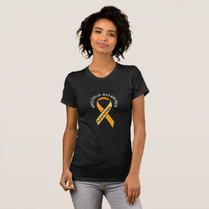 Multiple Sclerosis Orange Awareness Ribbon Shirt