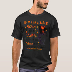 Multiple Sclerosis Orange Ribbon Multiple Sclerosi T-Shirt