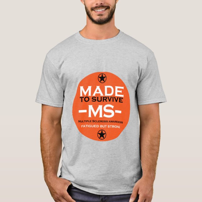 multiple sclerosis Survivor Support Awareness T-Shirt (Front)