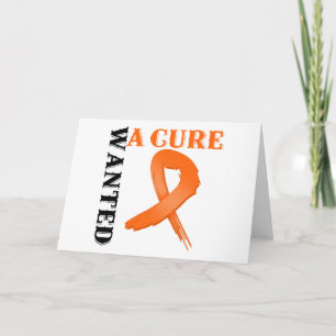 Multiple Sclerosis WANTED A CURE Card