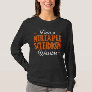 Multiple Sclerosis Warrior Autoimmune Disease Oran T-Shirt
