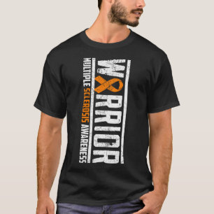 Multiple Sclerosis Warrior - Vertical MS Awareness T-Shirt