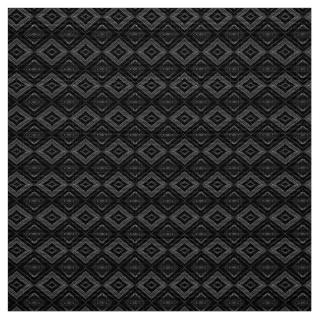 Multiple Shades of Grey Diamonds Pattern Fabric (Swatch)