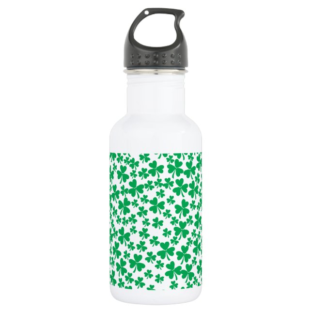 Multiple Shamrocks 532 Ml Water Bottle (Front)