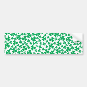 Multiple Shamrocks Bumper Sticker