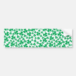 Multiple Shamrocks Bumper Sticker