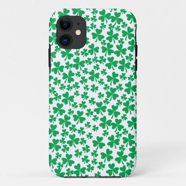 Multiple Shamrocks Case-Mate iPhone Case (Back)