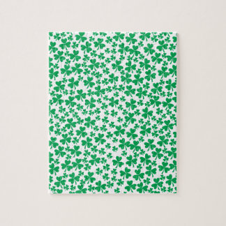 Multiple Shamrocks Jigsaw Puzzle