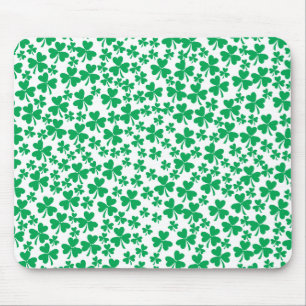 Multiple Shamrocks Mouse Mat