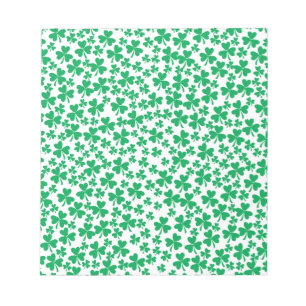 Multiple Shamrocks Notepad