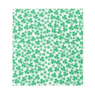 Multiple Shamrocks Notepad