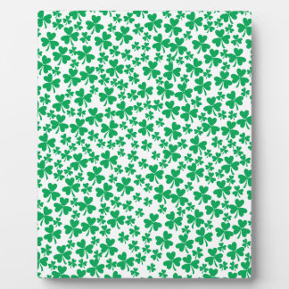 Multiple Shamrocks Plaque