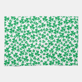 Multiple Shamrocks Tea Towel