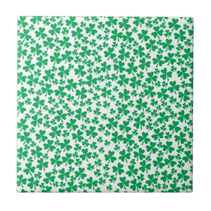 Multiple Shamrocks Tile